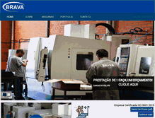 Tablet Screenshot of imbrava.ind.br